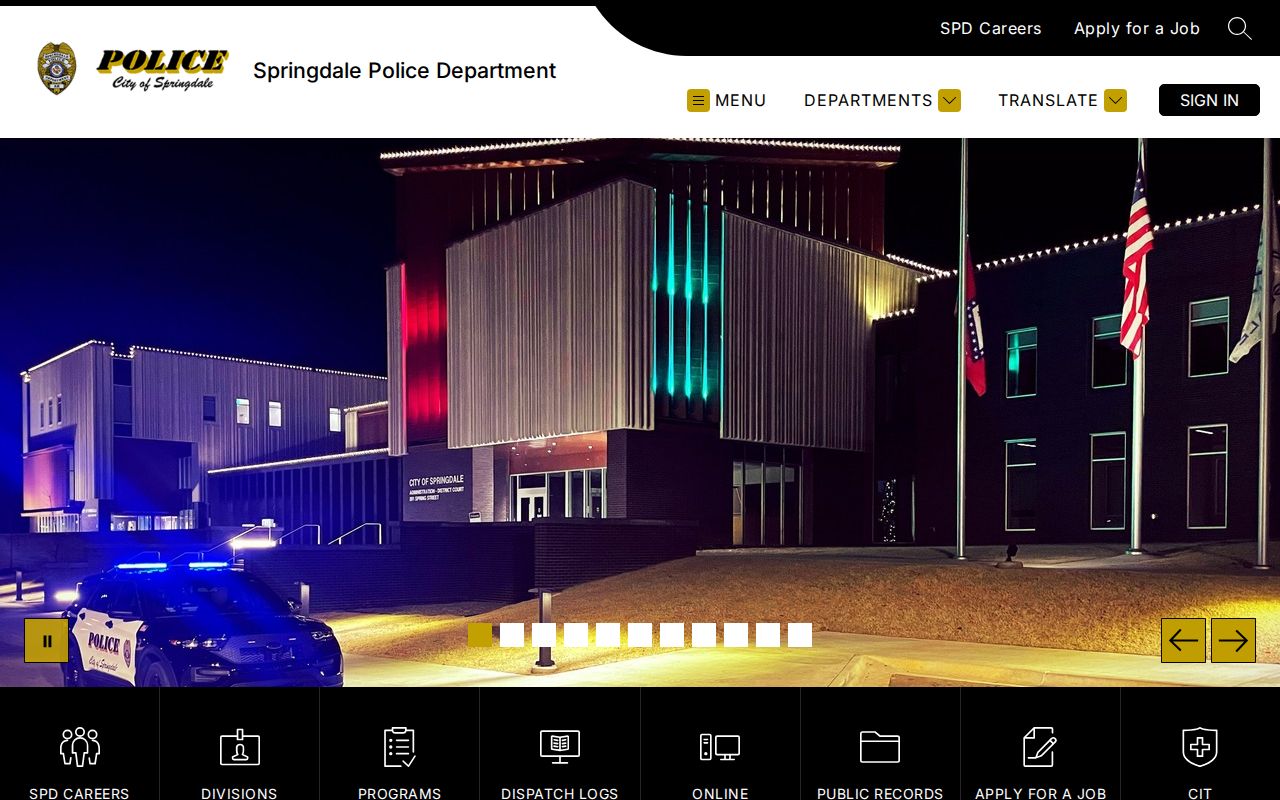 Springdale Police route for Washington County bench warrant questions